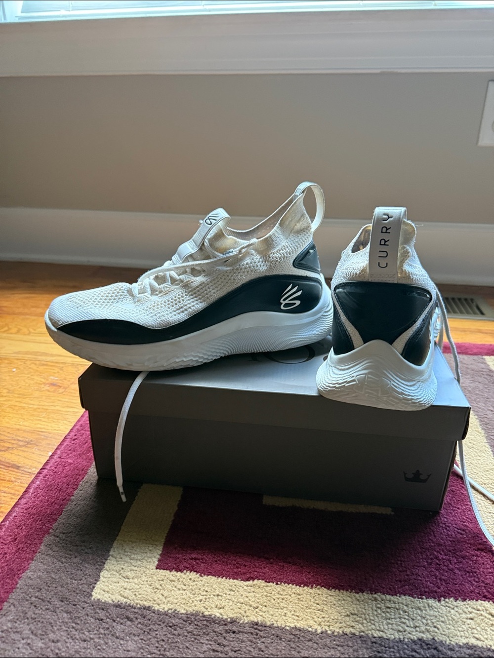 Under Armour Curry Flow Knit Running Shoes - worn to play basketball only